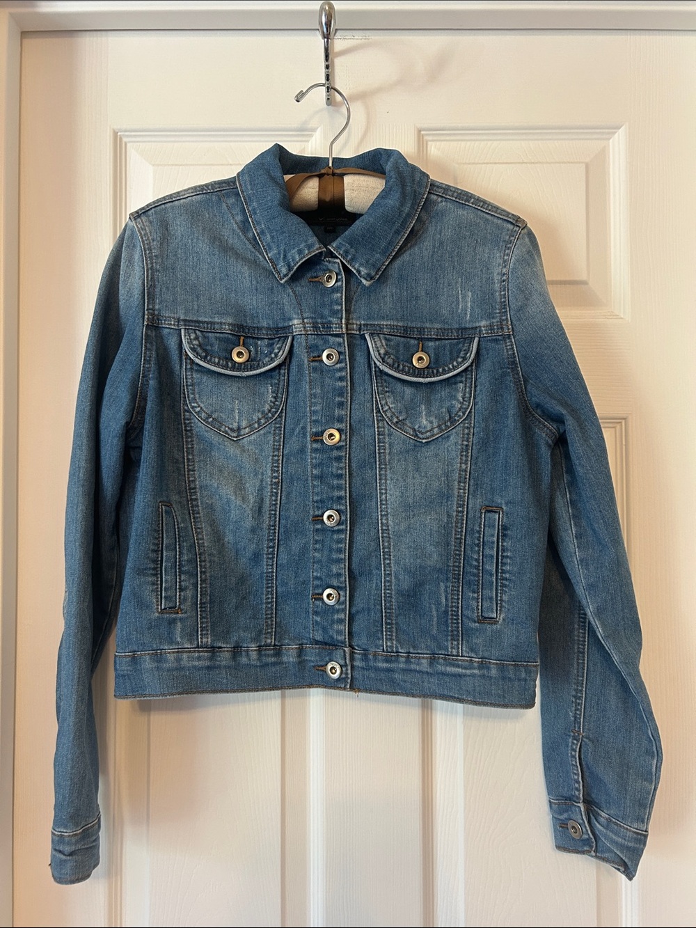 Classic Blue Denim Jacket - Women's Jean Jacket